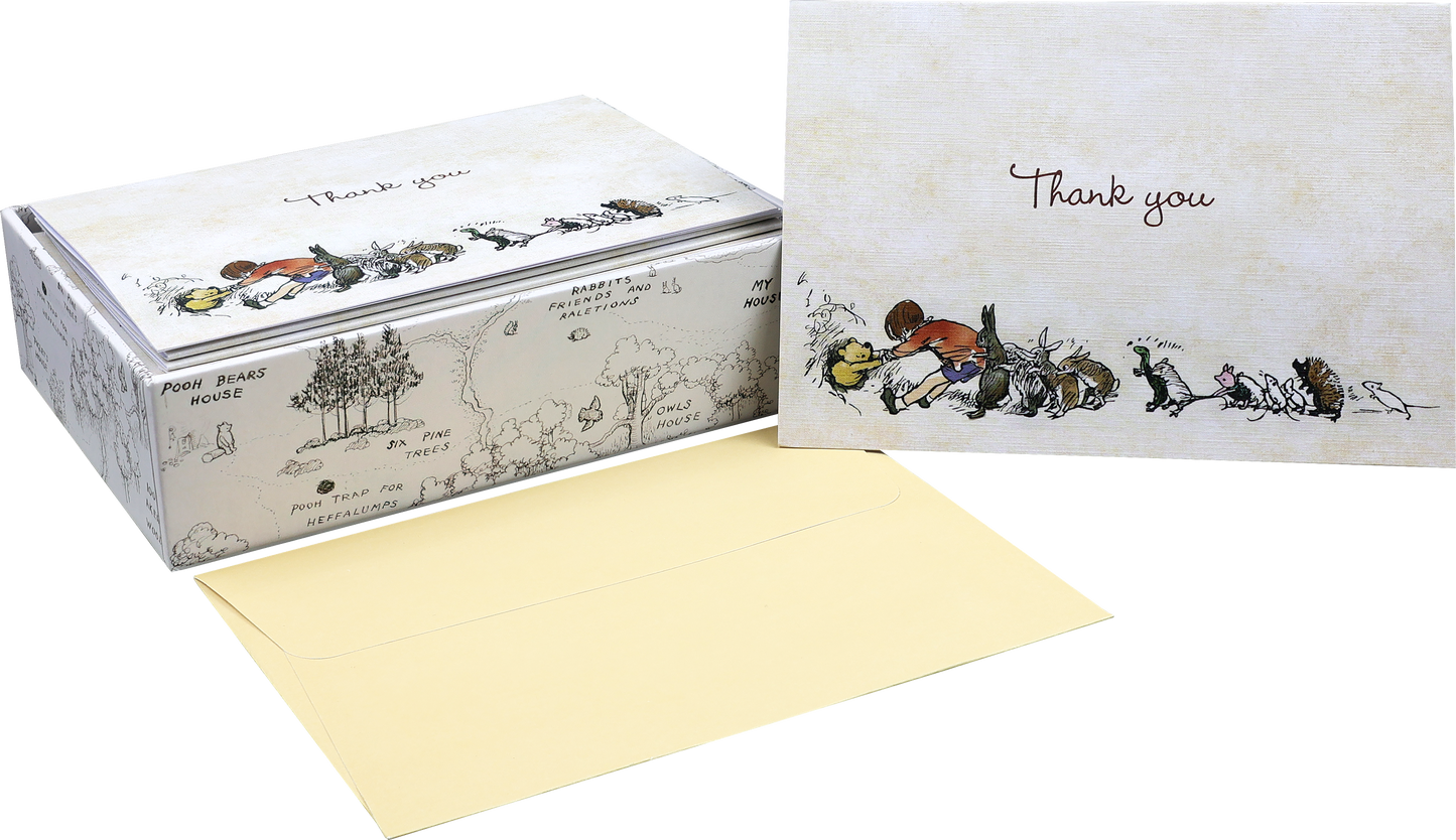 Peter Pauper Pooh Bear Thank You Notes