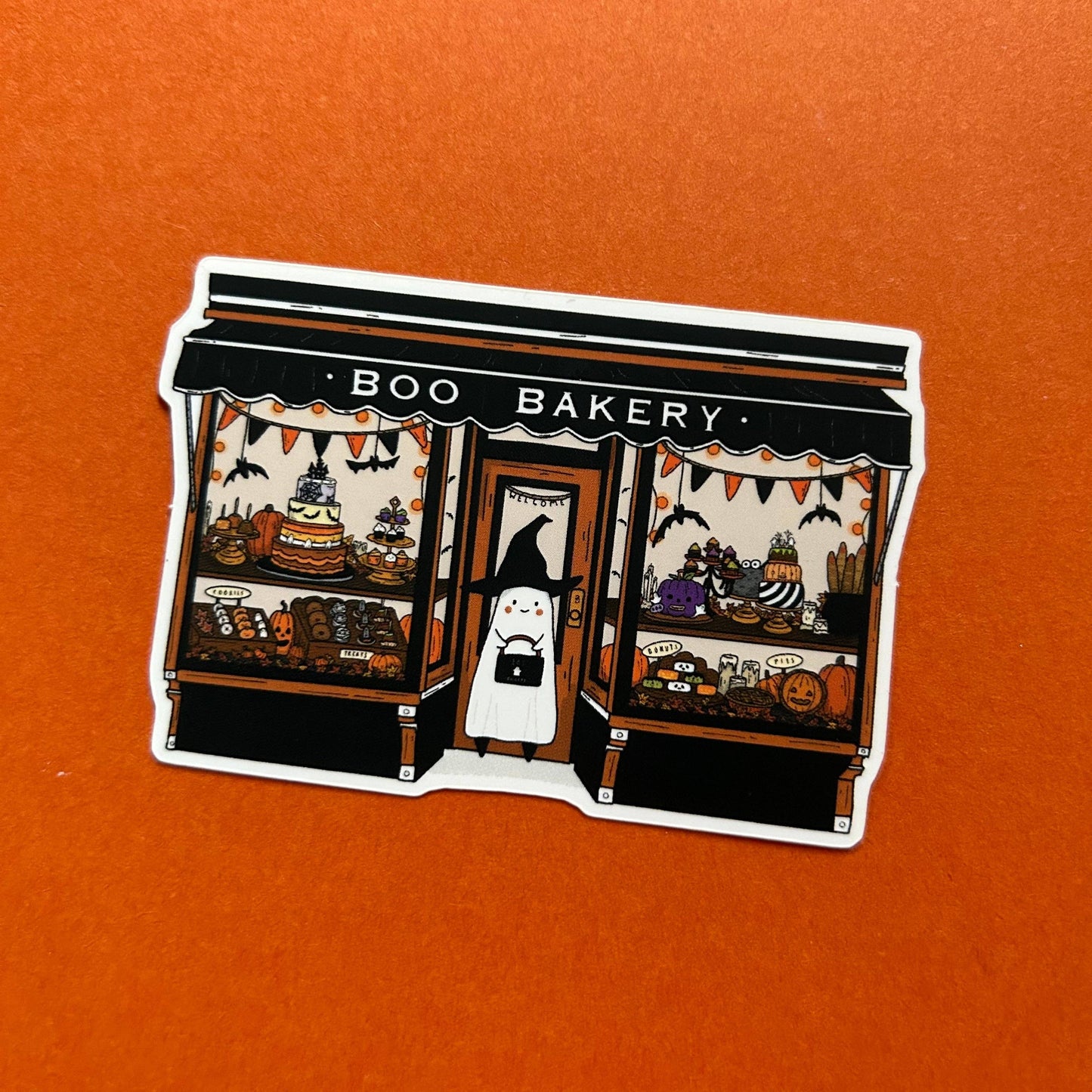 Little Spooky Studio Boo Bakery Sticker