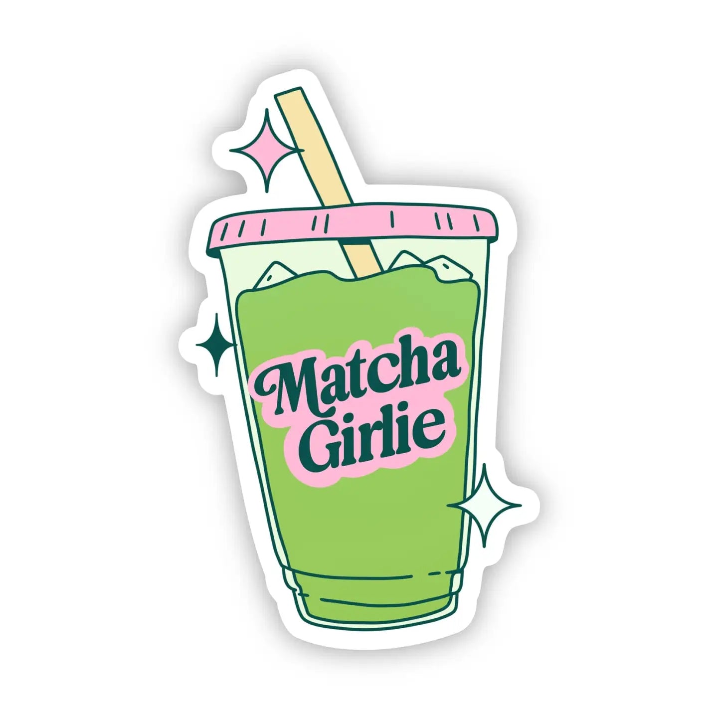 Big Moods Matcha Girlie sticker