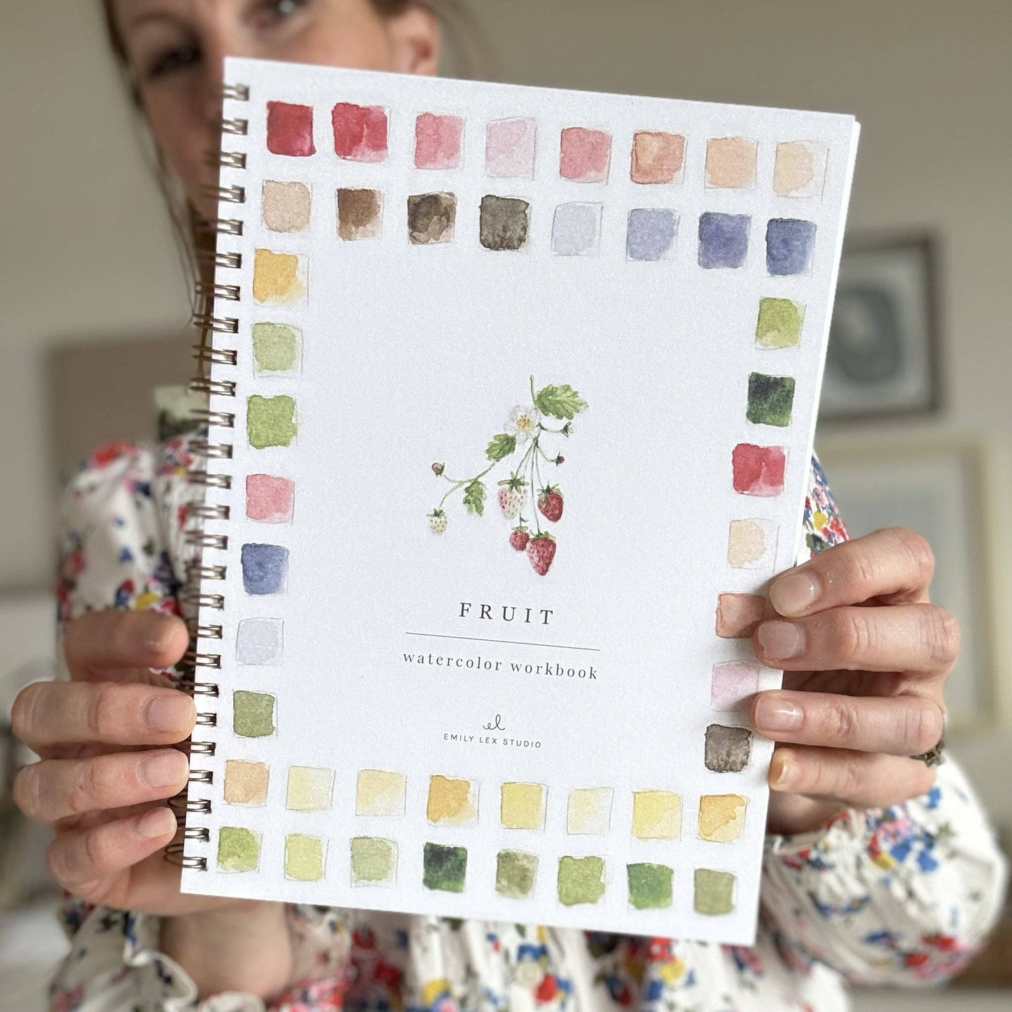 Emily Lex Fruit watercolor workbook
