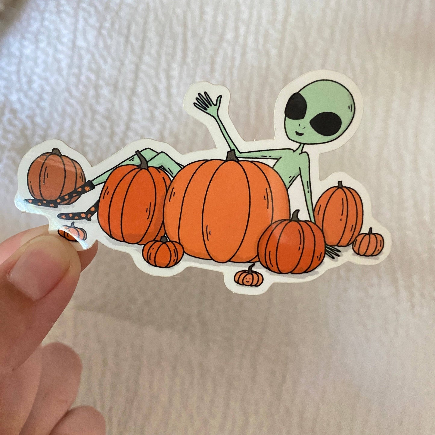 Little Spooky Studio I Love Pumpkins Sticker