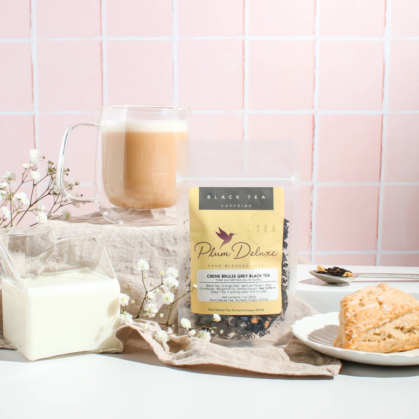 Plum Deluxe Reading Nook Tea Black