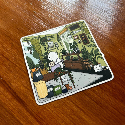 Little Spooky Studio Plant Lover Sticker