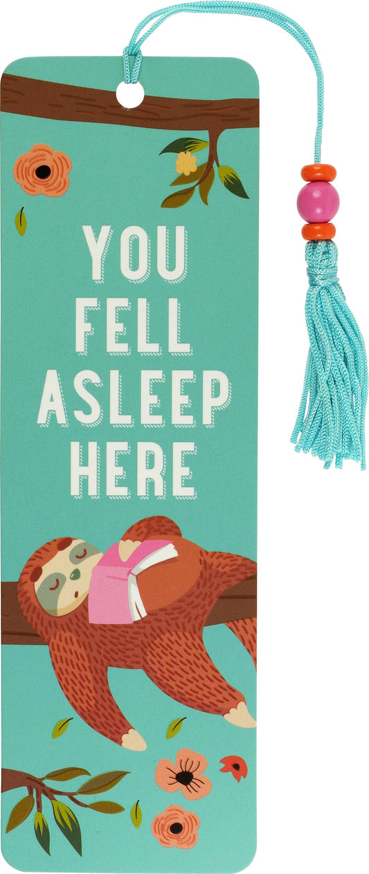 Peter Pauper You Fell Asleep Here Beaded Bookmark