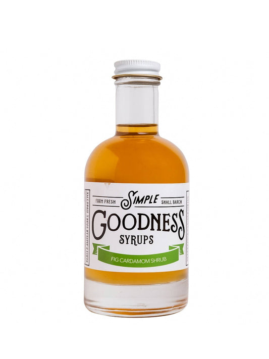 Simple Goodness Fig Cardamom Shrub Syrup
