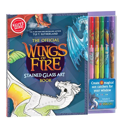 KlutzPress Wings of Fire Stained Glass Art