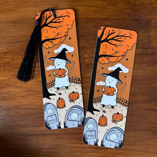 Little Spooky Studio Cemetery Ghostie Bookmark