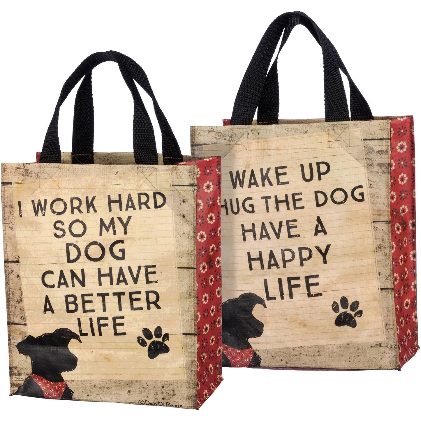 Primitives by Kathy Hug The Dog Daily Tote
