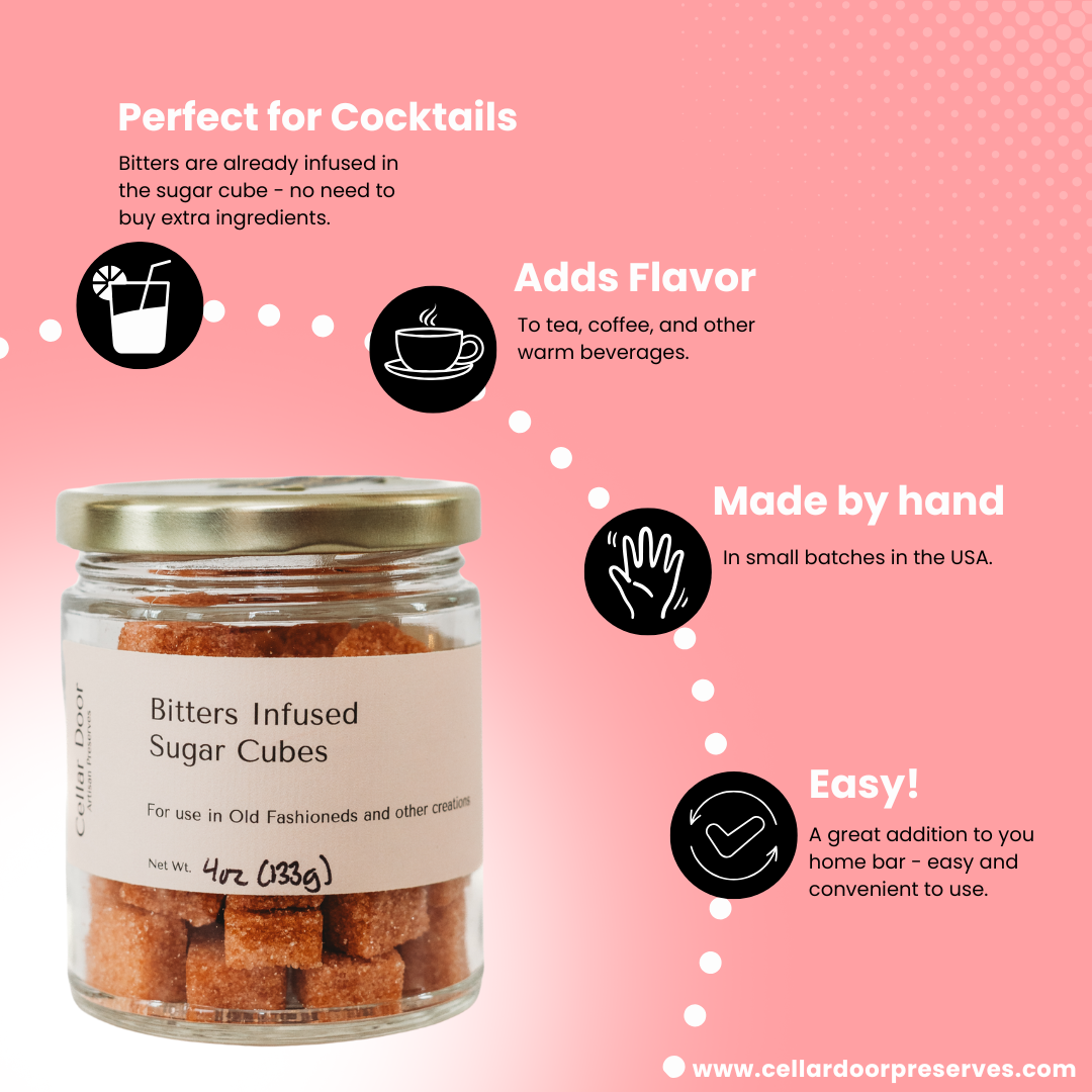 Cellar Door Bitters Infused Sugar Cubes