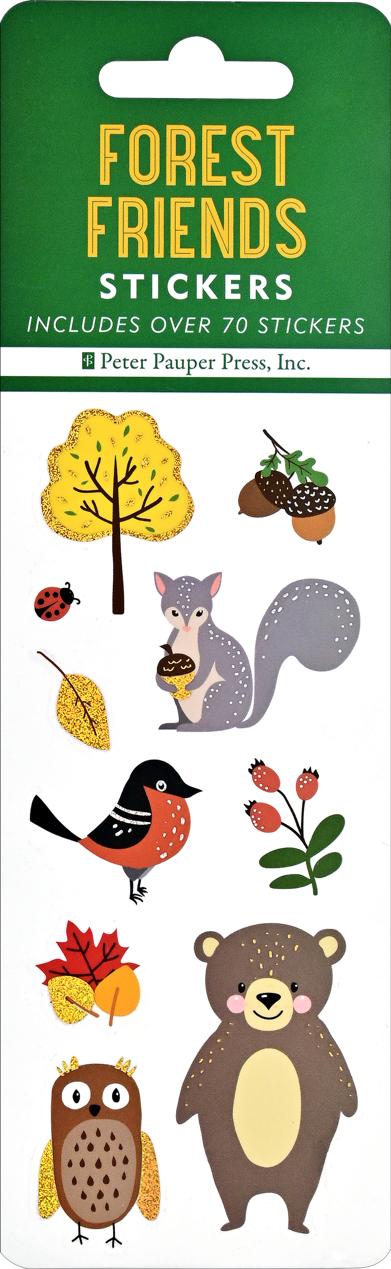 Peter Pauper Forest Friends Sticker Set