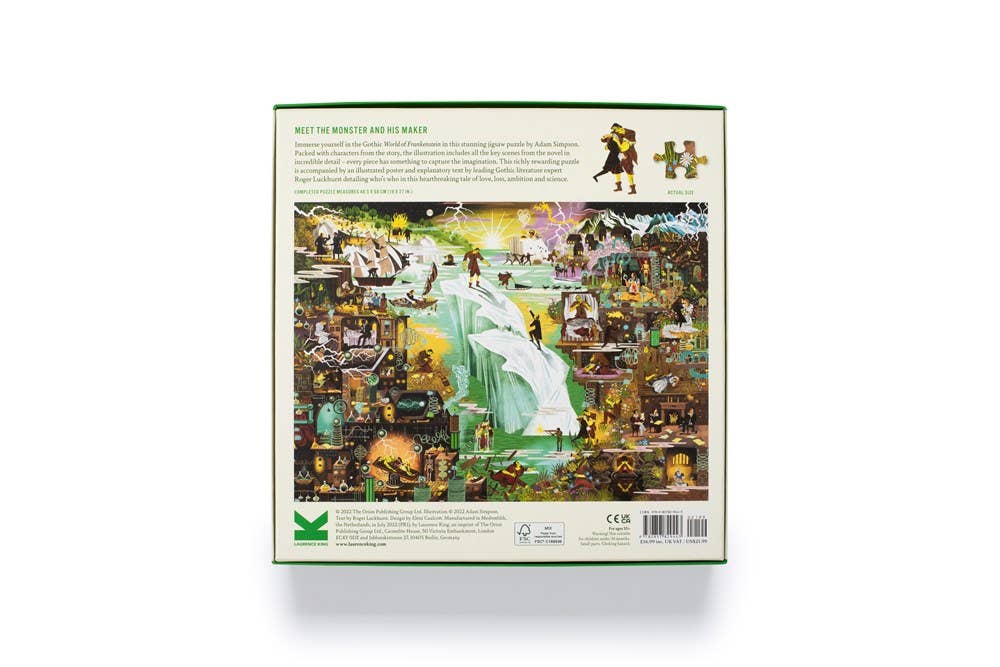 The World of Frankenstein 1000 Piece Puzzle