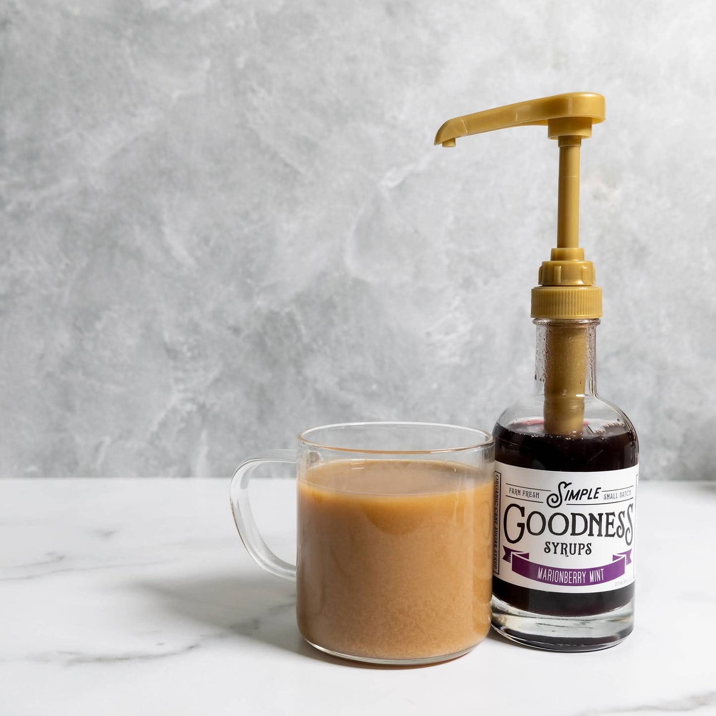 Simple Goodness Marionberry Mint Syrup