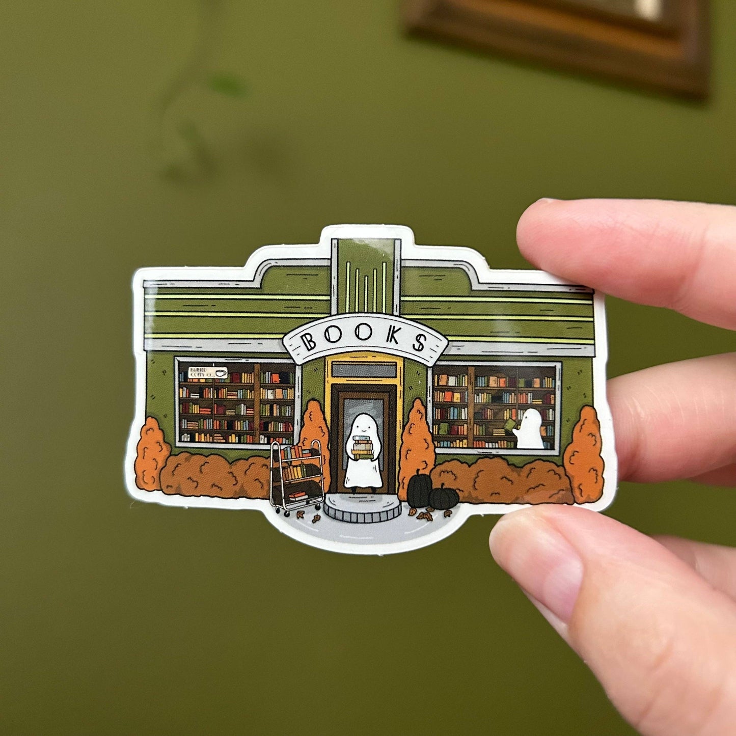 Little Spooky  Studio Bookshop Sticker
