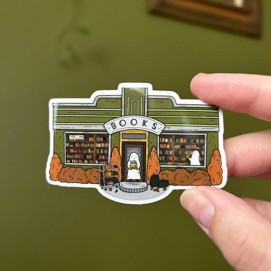 Little Spooky  Studio Bookshop Sticker