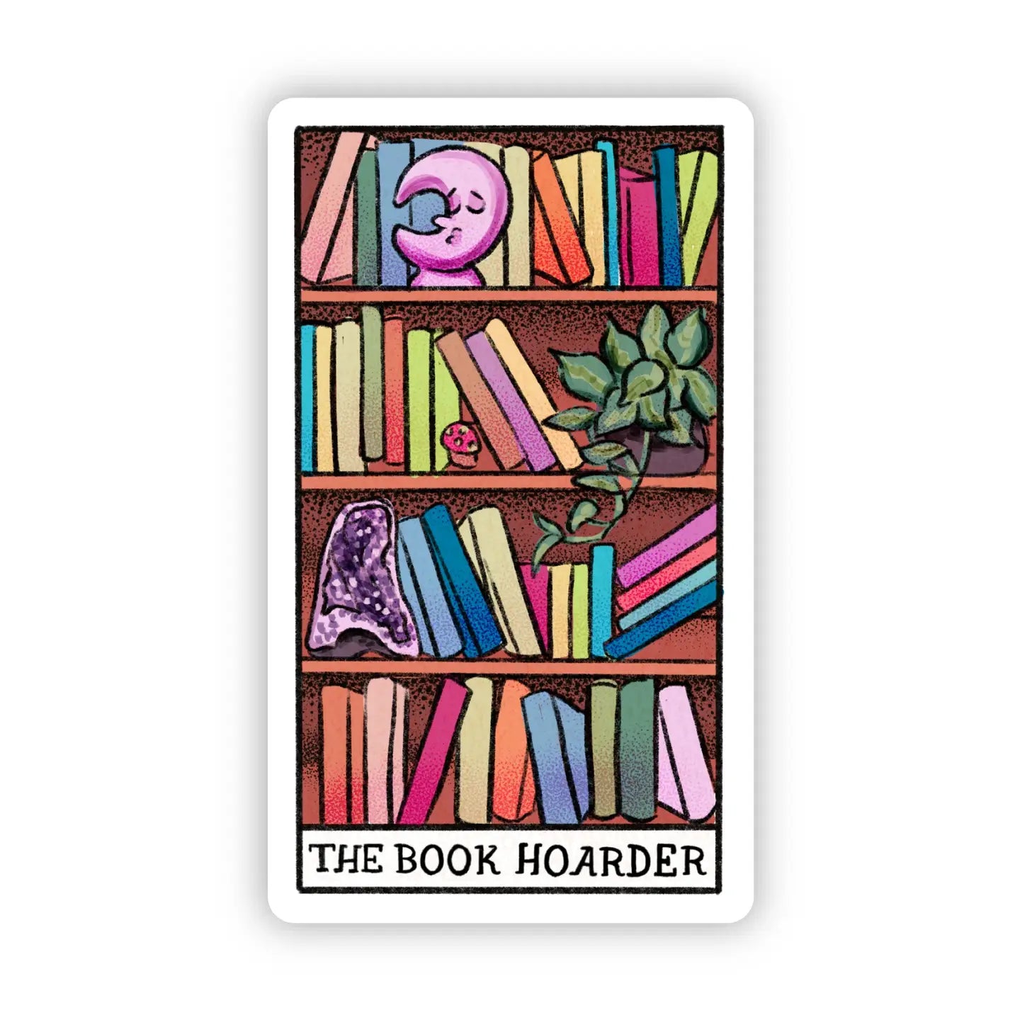 Big Moods The Book Hoarder sticker