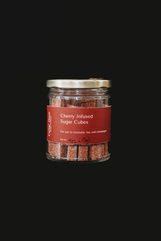 Cellar Door Cherry Infused Sugar Cubes - Perfect for cocktails/mocktails