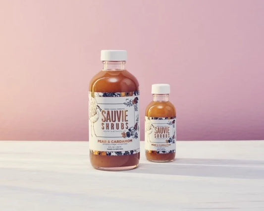 Sauvie Shrubs PC 8 oz Pear Cardamom