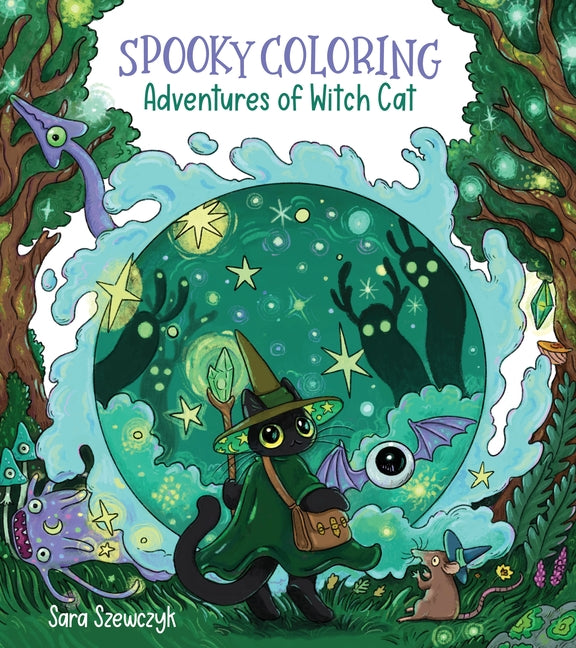 Spooky Coloring: Adventures of Witch Cat - Ingram
