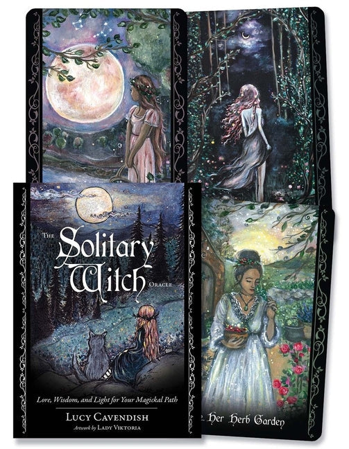 Solitary Witch Oracle: Lore, Wisdom, and Light for Your Magickal Path - Ingram